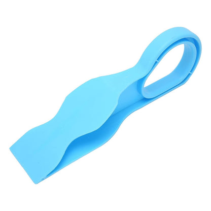 Side view of the ergonomic mattress lifter tool showcasing its design.