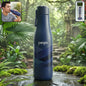 Stylish stainless steel vacuum insulated water bottle by Pexpo