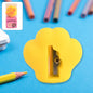 2 in 1 Pencil Sharpener and Eraser for Kids with cartoon design