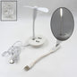 Portable USB Fan and LED light with 3-port USB hub.
