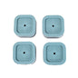 Set of 4 plastic washing machine feet pads reducing vibration and noise