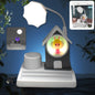 Smiling Sun Cartoon LED Desk Lamp with plastic base, providing soft eye-protection light.