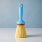 Short handle plastic cleaning brush with sturdy bristles