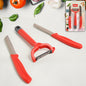 Apex kitchen knife set with sharp 420 stainless steel blades and ergonomic handles
