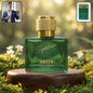 Signature premium green eau de perfume 30 ml bottle highlighting elegant design
