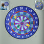 Colorful magnetic dartboard game set for safe indoor play