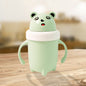 Sipper baby training cup with double handles for easy grip and spill proof design