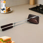 Gas Stove Sandwich Toaster making crispy grilled sandwich with non-stick surface.