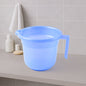 Unbreakable plastic bath mug 1000ML with ergonomic handle and pour spout