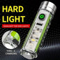 Poravar rechargeable flashlight with telescopic zoom feature.