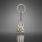 Mahakal Trishul Keychain with Shivling motif on a clean white background.