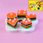 Colorful geometric stacking sorter toy featuring various shapes for toddler shape learning