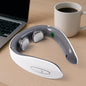 An Electric Neck Massager in grey, designed for deep tissue pain relief.