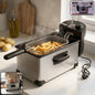 Orbit deep fryer 2000W with stainless steel basket front view
