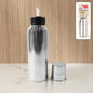 Stainless steel oil pourer with leak-proof spout and 750ml capacity