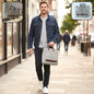 Sleek professional business carry bag with laptop and document compartments
