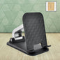 Sturdy mobile phone holder adjustable desk stand in use
