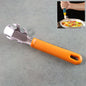 Stainless steel hot pot gripper securely lifting a pan