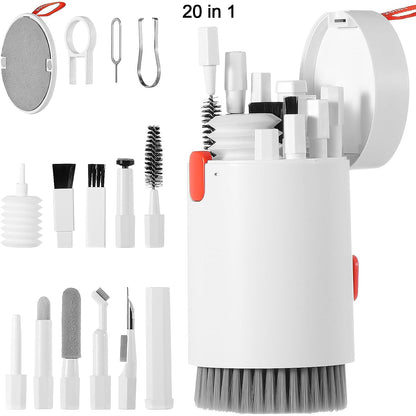 The comprehensive 20-in-1 Electronics Cleaning Kit presented neatly.