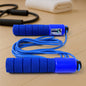 Digital skipping rope with adjustable length and digital jump counter