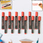 12-piece set of permanent red marker pens with vibrant waterproof ink