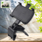 360-degree rotating car mobile phone holder securely mounted on dashboard