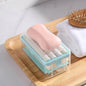 2-in-1 Soap Dispenser with Roller for easy lathering and storage.