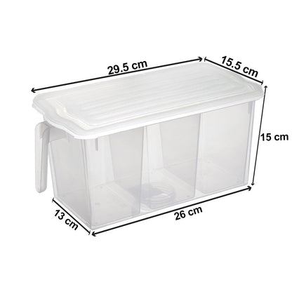 Close-up of the fresh-keeping box showing its secure airtight lid.