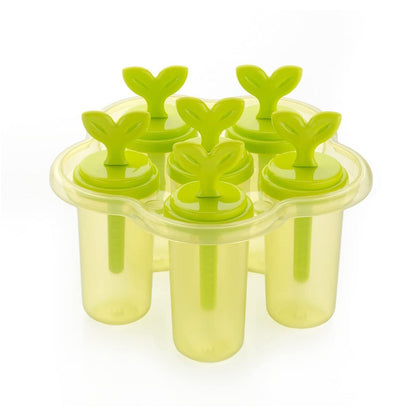 Flexible plastic mold for creating various frozen treats.