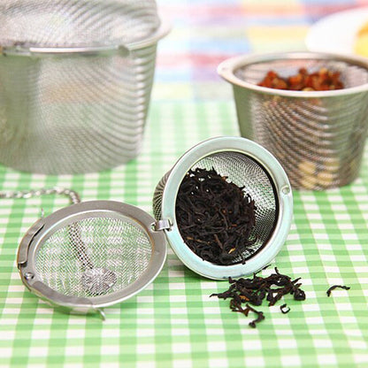 High-quality stainless steel tea filter showcased for smooth and easy tea preparation.