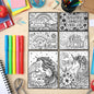 Kids colouring poster from Creative Kids Colouring & Activity Poster Set