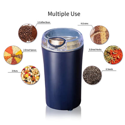 Side view of the multi-functional coffee grinder blender.
