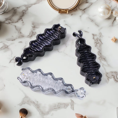 Multi-colored strong hold hair claw clips set