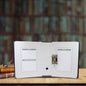 Sturdy button clip box file in a professional setting.
