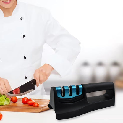 Knife sharpening blade use