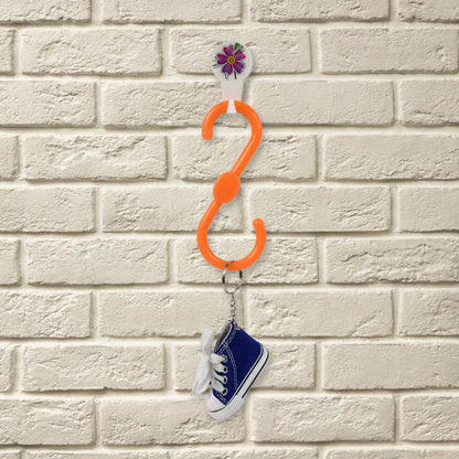 Plastic S hook designed for versatile hanging solutions