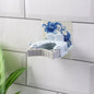 Wall mounted mop and broom holder clip holding cleaning tools on wall