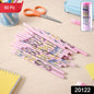 50-piece cartoon wooden pencil set with colorful characters for kids