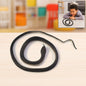Realistic rubber snake toy showing lifelike scales and flexible body