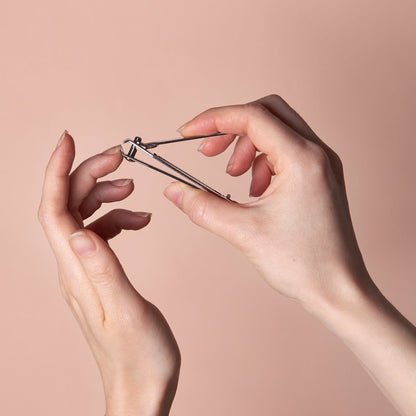Nail clipper showing integrated nail file