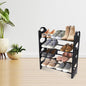 Modern 4-tier shoe rack by Indo Glow, perfect for organizing footwear in Indian homes.
