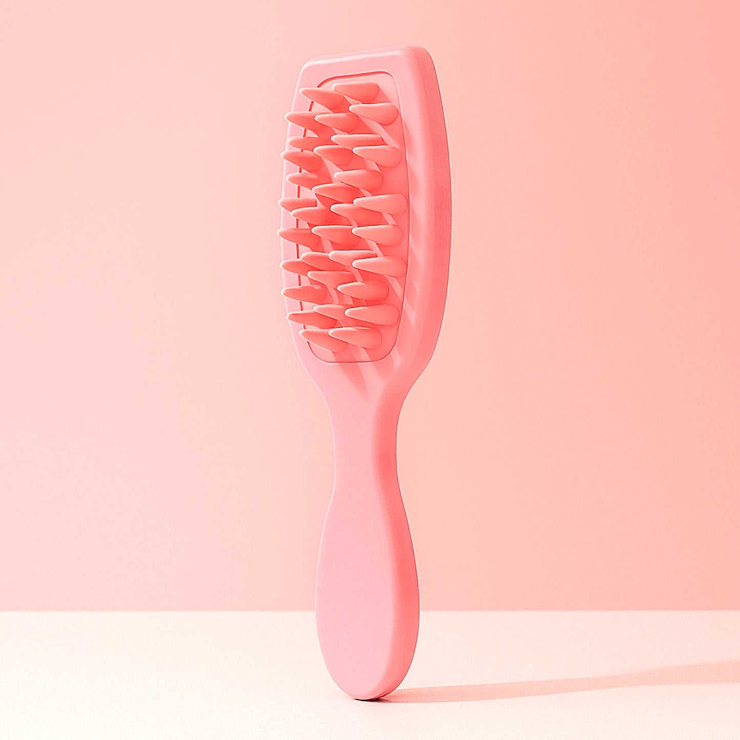 Silicone scalp massager shampoo brush with soft silicone bristles for deep cleansing