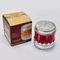 Clear diamond design dry fruit storage box for kitchen organization.
