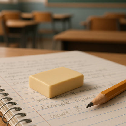 Detailed view of the 4B Soft Eraser's material and finish.