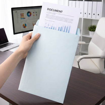 Durable card and Kraft paper envelope for document protection