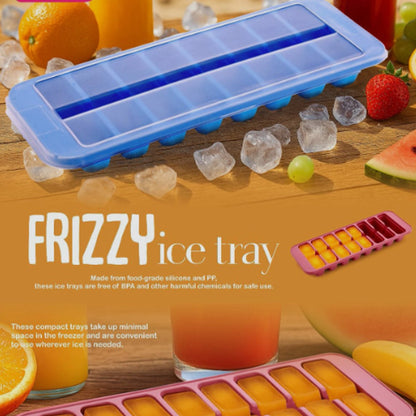 Ice Cube Tray with 2-in-1 Compartment – Leakproof & Durable Design