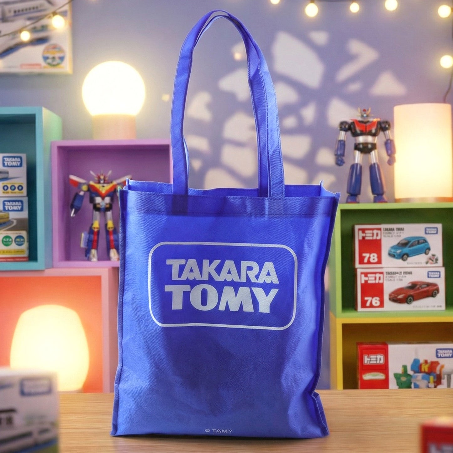 Reusable shopping bag being used for grocery shopping daily