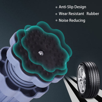 Angled view of the Garth anti-vibration pad, highlighting its sturdy design.