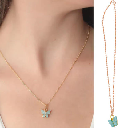 Detailed view of the Indo Glow charm chain necklace for women.