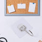 Transparent large stainless steel self adhesive wall hook mounted on glass surface